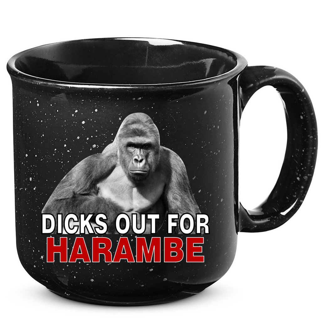 Dicks Out For Harambe 15oz Campfire Ceramic Mug
