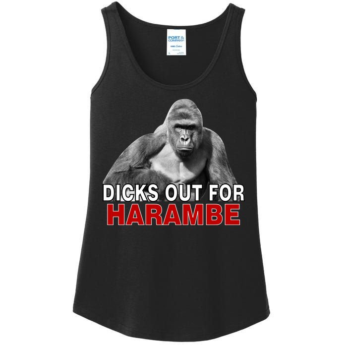 Dicks Out For Harambe Ladies Essential Tank