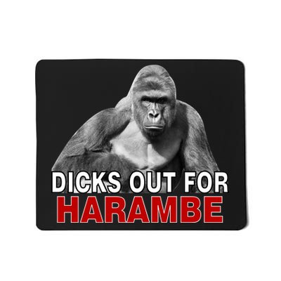 Dicks Out For Harambe Mousepad