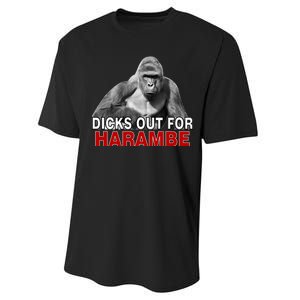 Dicks Out For Harambe Performance Sprint T-Shirt