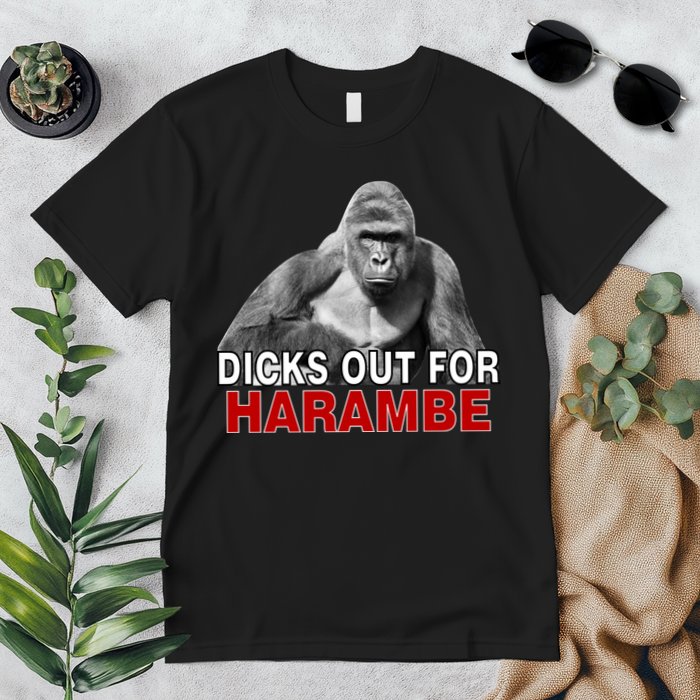 Dicks Out For Harambe Premium T-Shirt