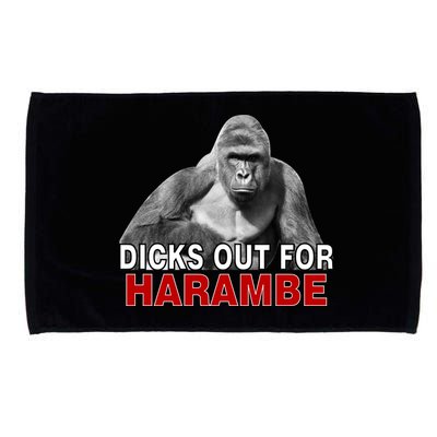 Dicks Out For Harambe Microfiber Hand Towel