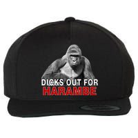 Dicks Out For Harambe Wool Snapback Cap