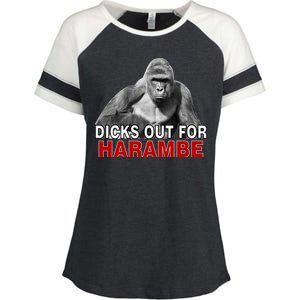 Dicks Out For Harambe Enza Ladies Jersey Colorblock Tee