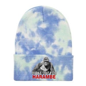 Dicks Out For Harambe Tie Dye 12in Knit Beanie