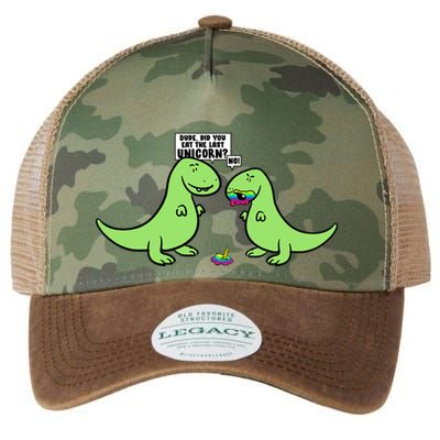 Did You Eat The Last Unicorn? Dinosaur  Legacy Tie Dye Trucker Hat