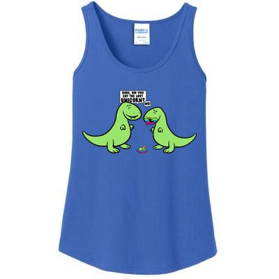 Did You Eat The Last Unicorn? Dinosaur  Ladies Essential Tank