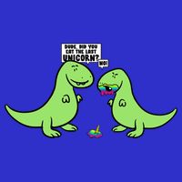 Did You Eat The Last Unicorn? Dinosaur  Baby Bodysuit