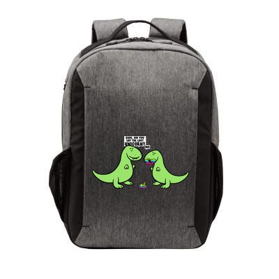 Did You Eat The Last Unicorn? Dinosaur  Vector Backpack