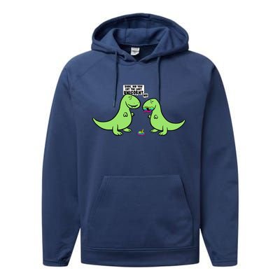 Did You Eat The Last Unicorn? Dinosaur  Performance Fleece Hoodie