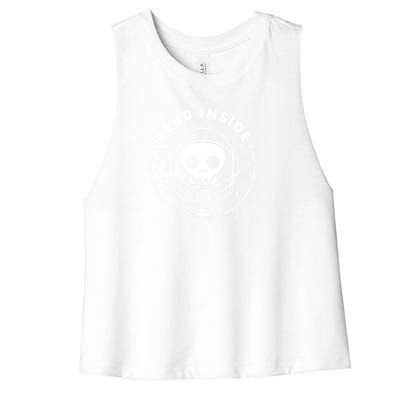 Dead Inside Women's Racerback Cropped Tank