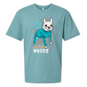 Did I Do Something Wrong Sueded Cloud Jersey T-Shirt