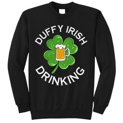 Duffy Irish Drinking Beer St Patricks Day Cute Shamrock Sweatshirt