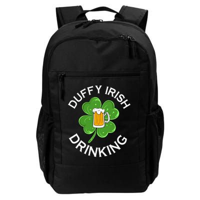 Duffy Irish Drinking Beer St Patricks Day Cute Shamrock Backpack