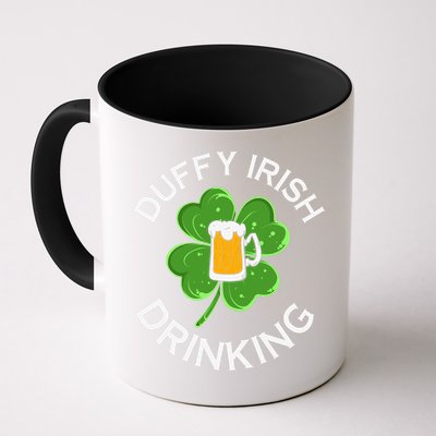Duffy Irish Drinking Beer St Patricks Day Cute Shamrock Mug