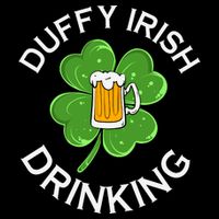 Duffy Irish Drinking Beer St Patricks Day Cute Shamrock 16 in Basic Backpack