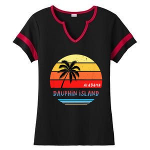 Dauphin Island Dauphin Island Alabama Ladies Halftime Notch Neck Tee