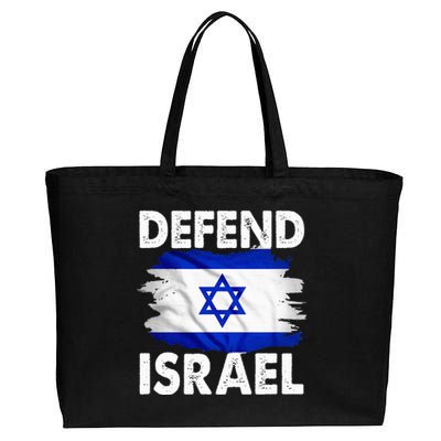 Defend Israel Cotton Canvas Jumbo Tote