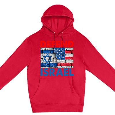 Defend Israel Premium Pullover Hoodie