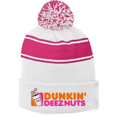 Dunk Indeeznuts Stripe Pom Pom Beanie