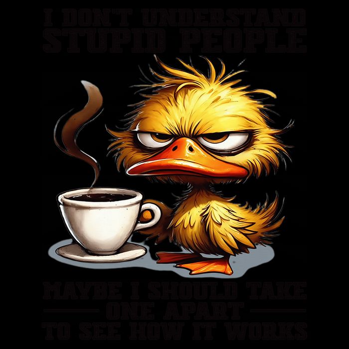 Duck I Don'T Understand Stupid People Maybe I Should Take 16 in Basic Backpack