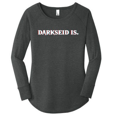 Darkseid Is Women's Perfect Tri Tunic Long Sleeve Shirt