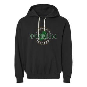 Dublin Ireland Garment-Dyed Fleece Hoodie