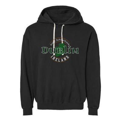 Dublin Ireland Garment-Dyed Fleece Hoodie