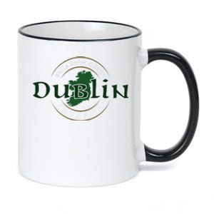 Dublin Ireland 11oz Black Color Changing Mug