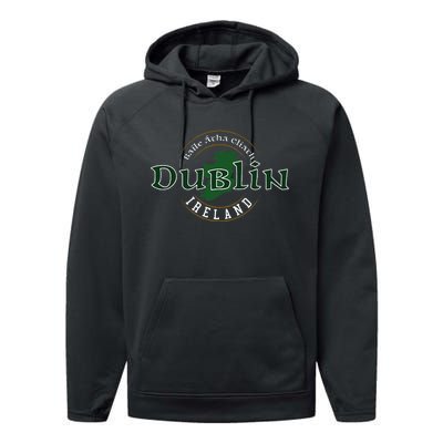 Dublin Ireland Performance Fleece Hoodie