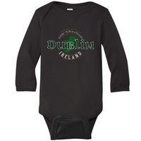 Dublin Ireland Baby Long Sleeve Bodysuit