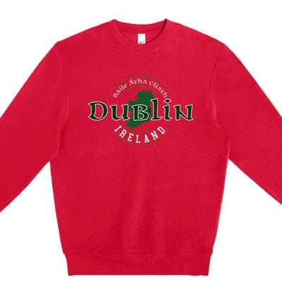 Dublin Ireland Premium Crewneck Sweatshirt