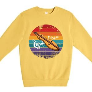 Dulcimer Instrument Premium Crewneck Sweatshirt