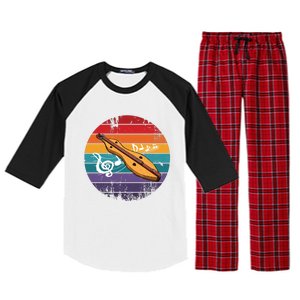 Dulcimer Instrument Raglan Sleeve Pajama Set