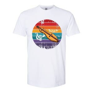 Dulcimer Instrument Softstyle CVC T-Shirt