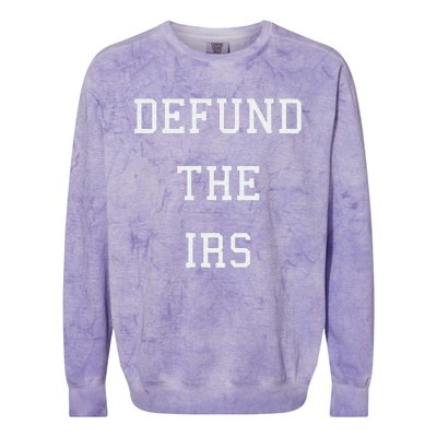 Defund IRS Colorblast Crewneck Sweatshirt