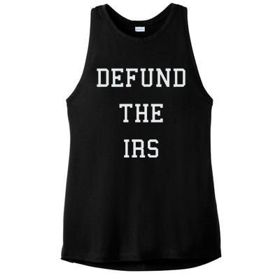 Defund IRS Ladies PosiCharge Tri-Blend Wicking Tank