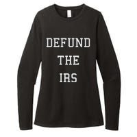 Defund IRS Womens CVC Long Sleeve Shirt