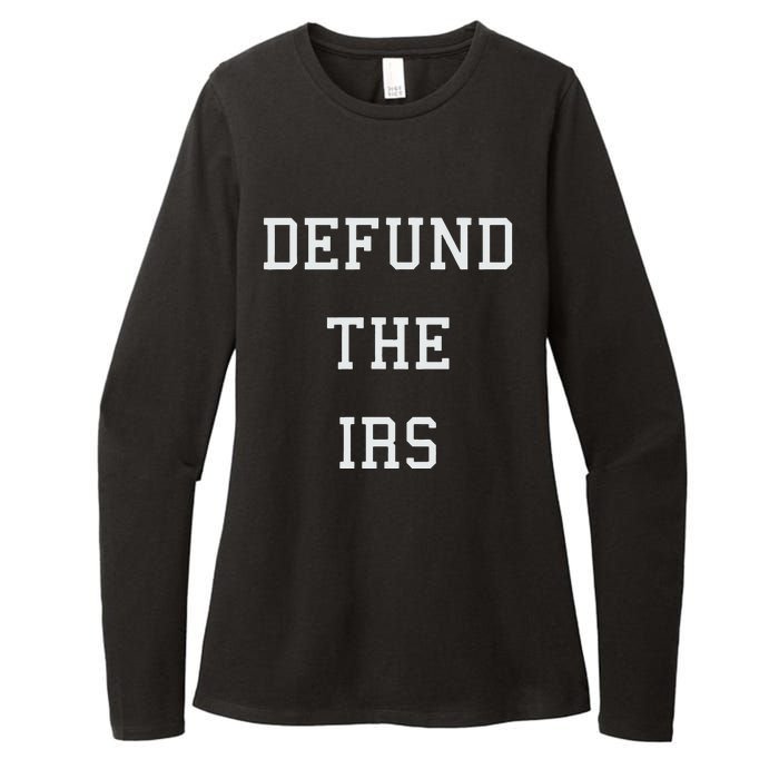 Defund IRS Womens CVC Long Sleeve Shirt