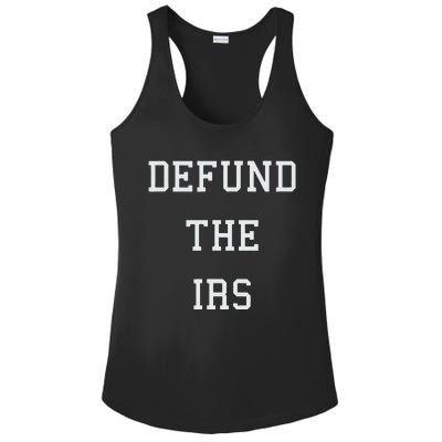 Defund IRS Ladies PosiCharge Competitor Racerback Tank