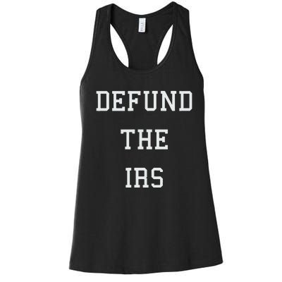 Defund IRS Women's Racerback Tank