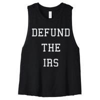 Defund IRS Women's Racerback Cropped Tank