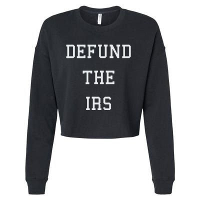 Defund IRS Cropped Pullover Crew