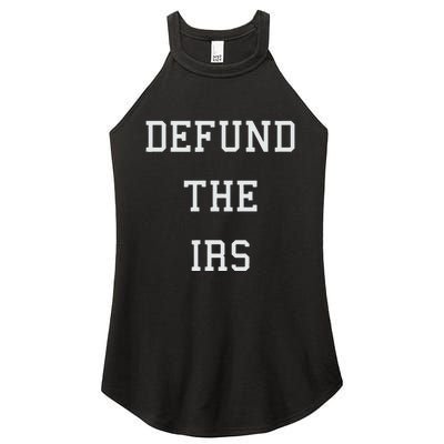 Defund IRS Women’s Perfect Tri Rocker Tank