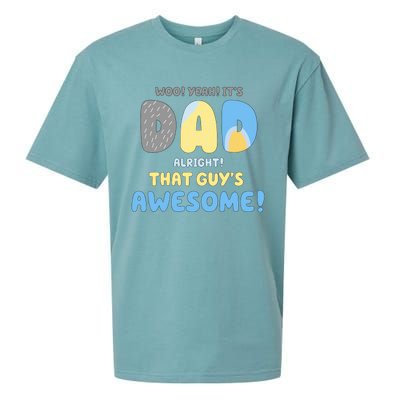 Dad Its Dad Alright That Guys Awesome Father Sueded Cloud Jersey T-Shirt