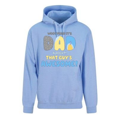 Dad Its Dad Alright That Guys Awesome Father Unisex Surf Hoodie