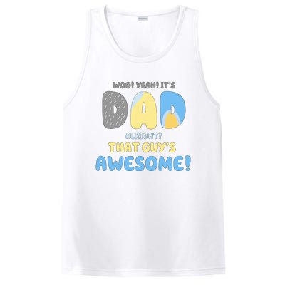 Dad Its Dad Alright That Guys Awesome Father PosiCharge Competitor Tank