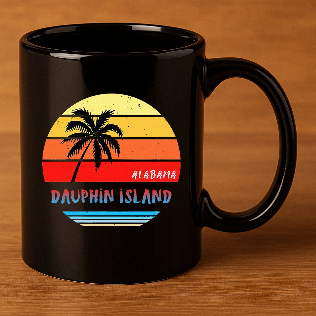 Dauphin Island Dauphin Island Alabama 11oz C Handle Ceramic Mug