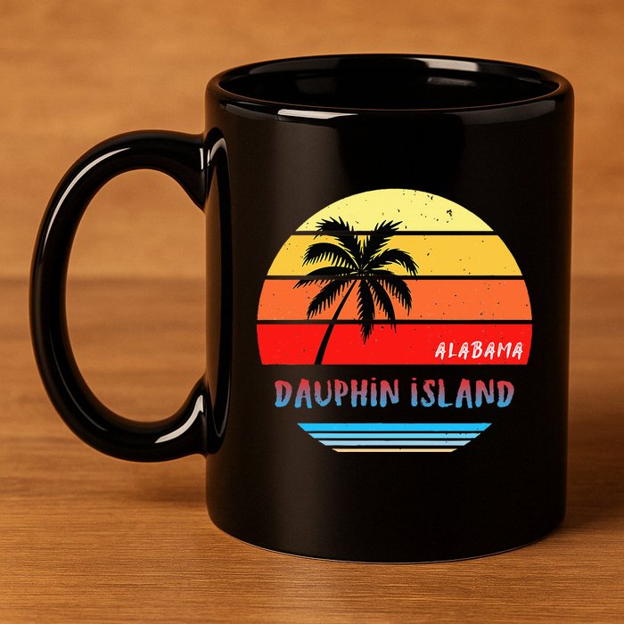 Dauphin Island Dauphin Island Alabama 11oz C Handle Ceramic Mug