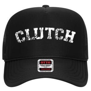 Driving In Distressed Look Coupling High Crown Mesh Back Trucker Hat